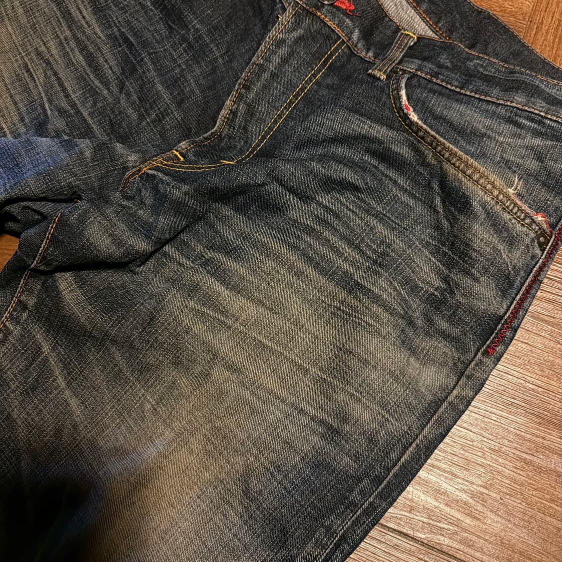 Edwin Japan Blue trip denim pants 36 상품이미지5