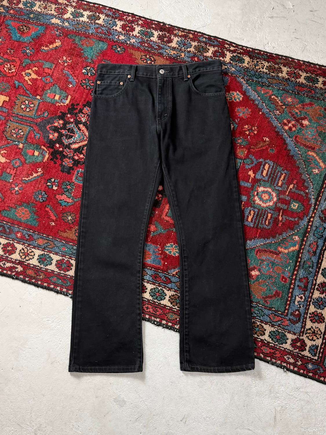 00's 빈티지 리바이스 517 블랙 부츠컷 리바이스 플레어진 상품이미지1