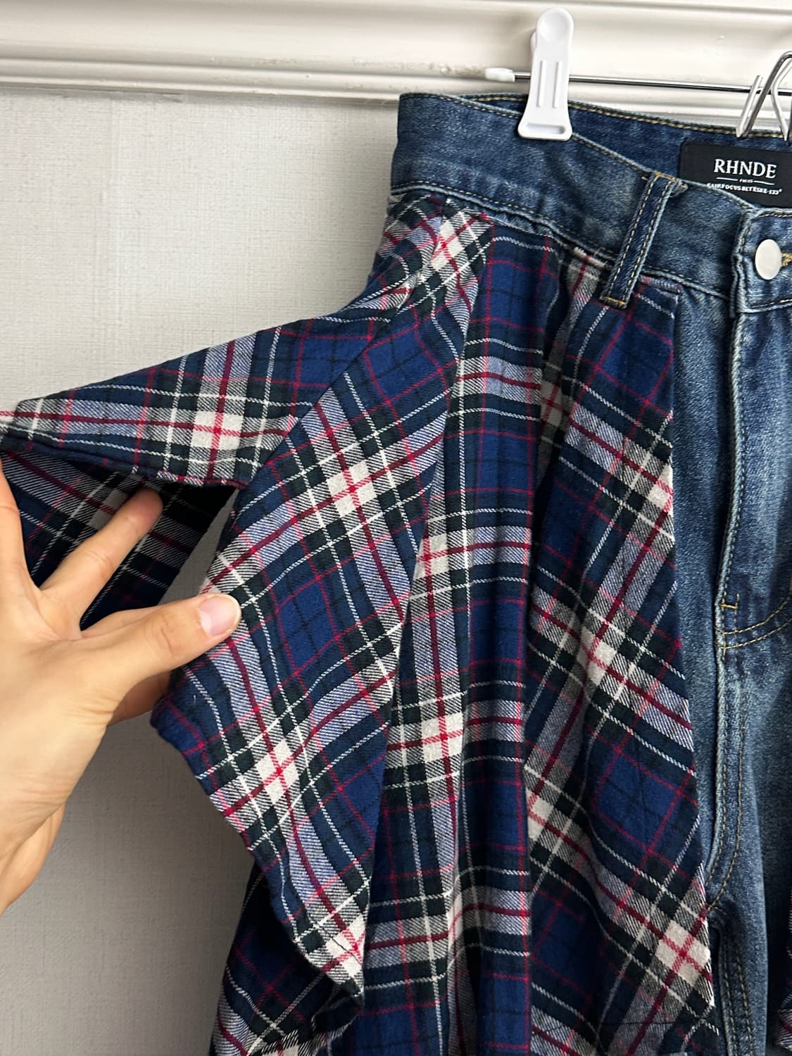 RHNDE 셔츠 레이어드 데님 팬츠 상품이미지10