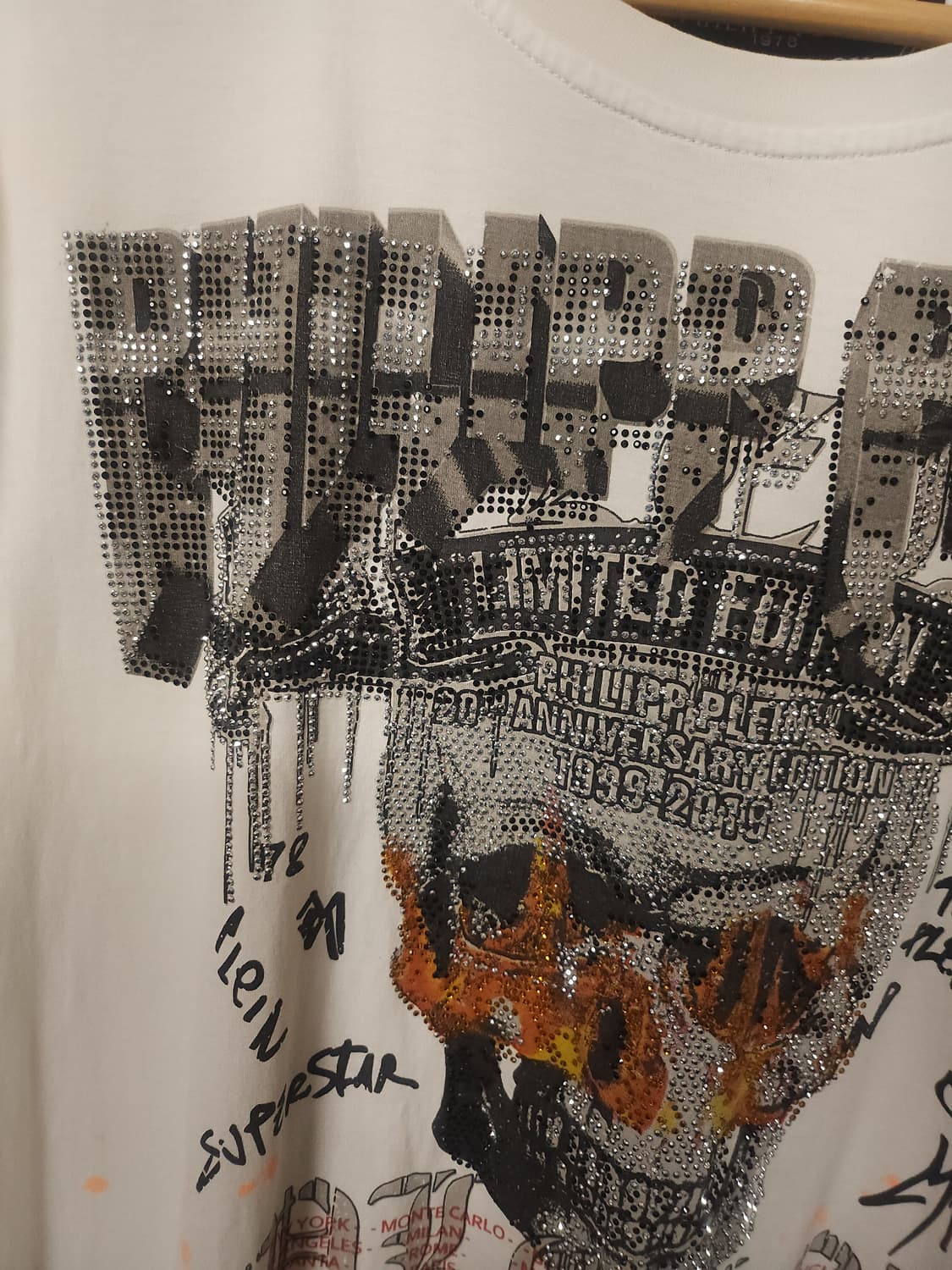 빈티지 필립플레인 스컬 반팔티셔츠 100 L 상품이미지3