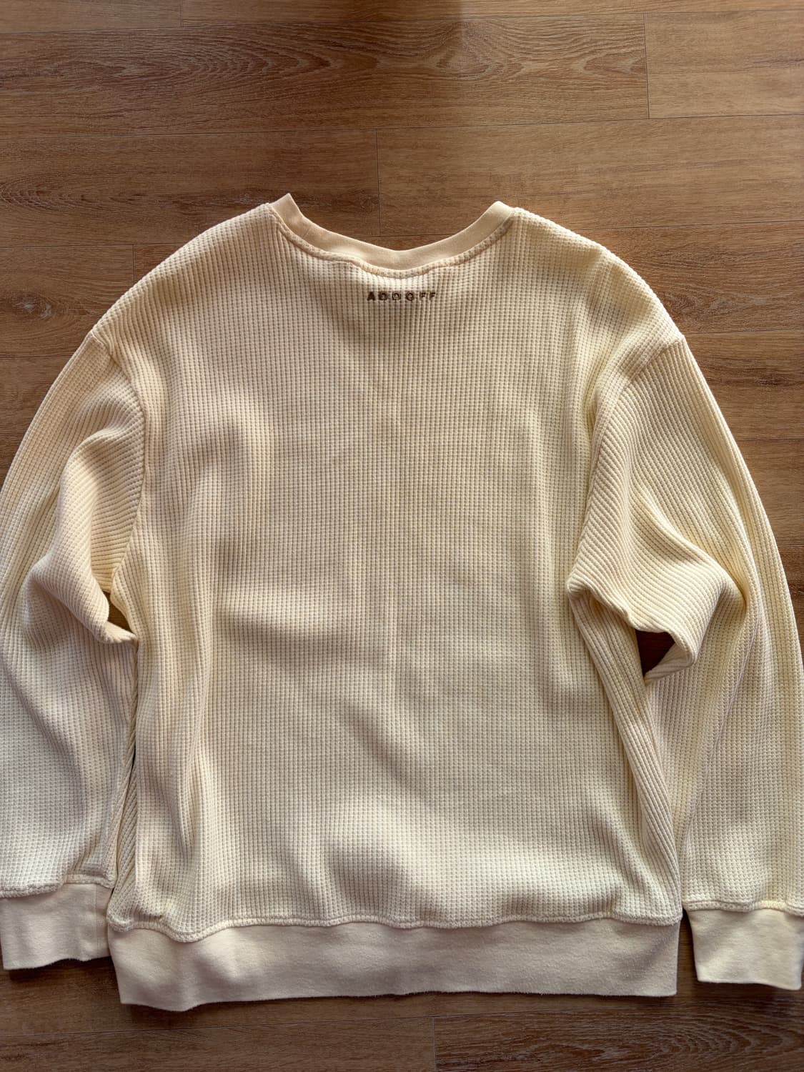 애드오프 니트슬리브 PRECIOUS BUTTON KNIT MTM 상품이미지2