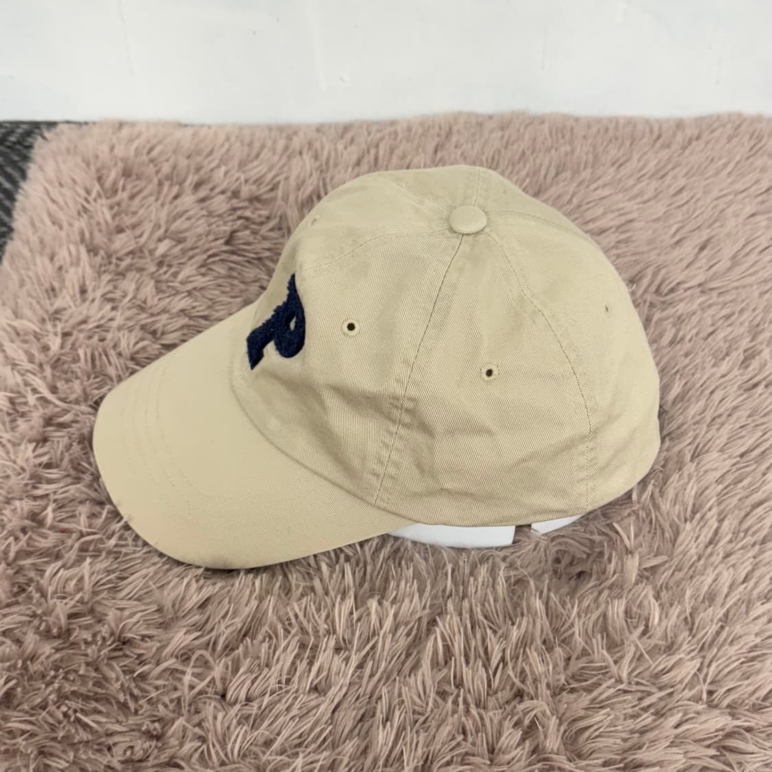 폴로랄프로렌 P로고 포인트 베이지 볼캡 상품이미지2