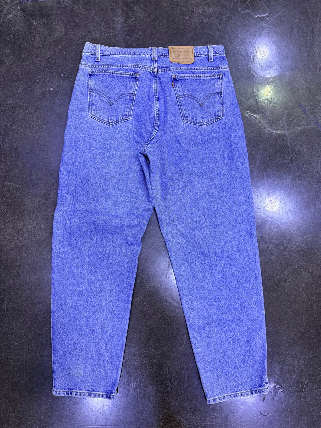 리바이스 550 90's 릴렉스핏 테이퍼드 레그 오렌지 R 데님팬츠 38 상품이미지2