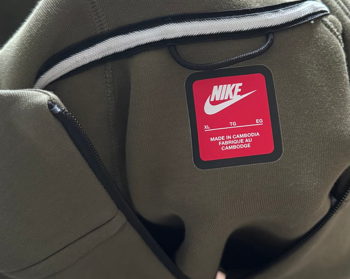 나이키 NSW 테크 플리스 윈드러너 풀 집 후드 올리브 상품이미지2