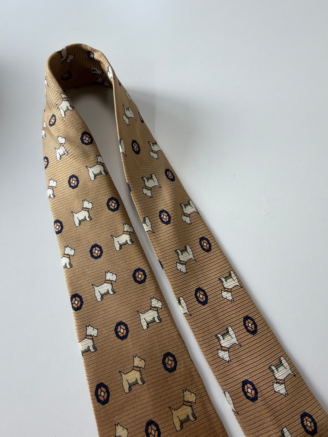 제이프레스(J press) 강아지패턴 실크 넥타이 8.5cm 상품이미지7