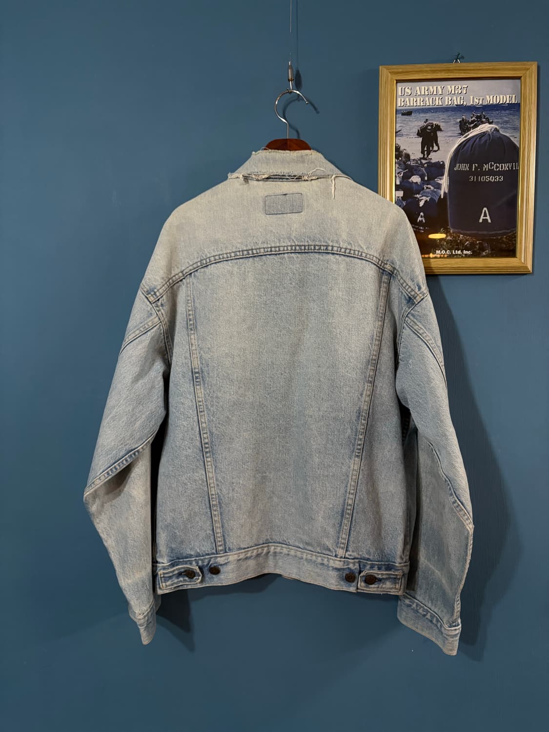 80‘s USA Levis 70507 denim jacket.  상품이미지10