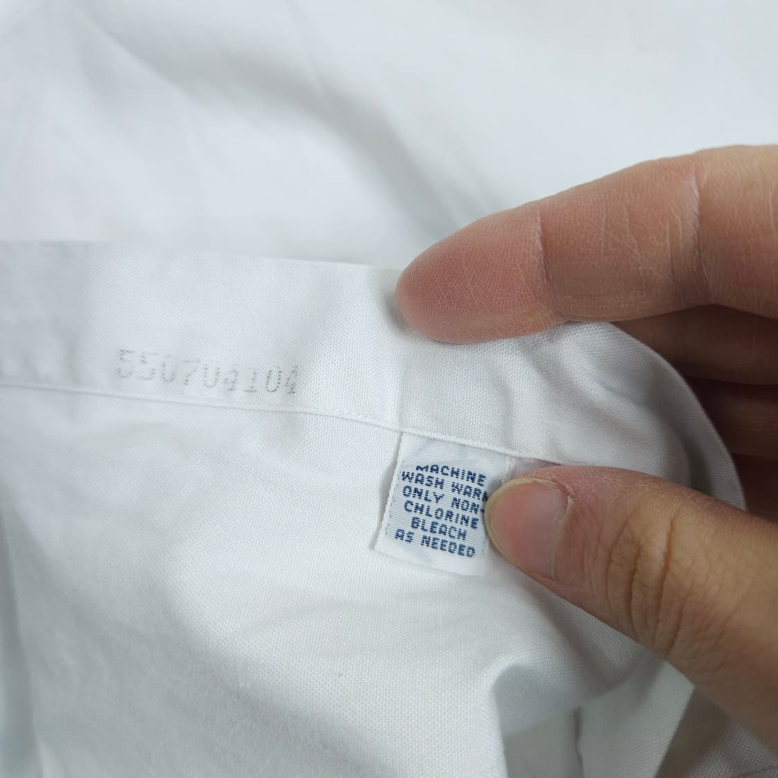 90s 폴로 랄프 로렌 옥스포드 화이트 셔츠 야머스핏 상품이미지6