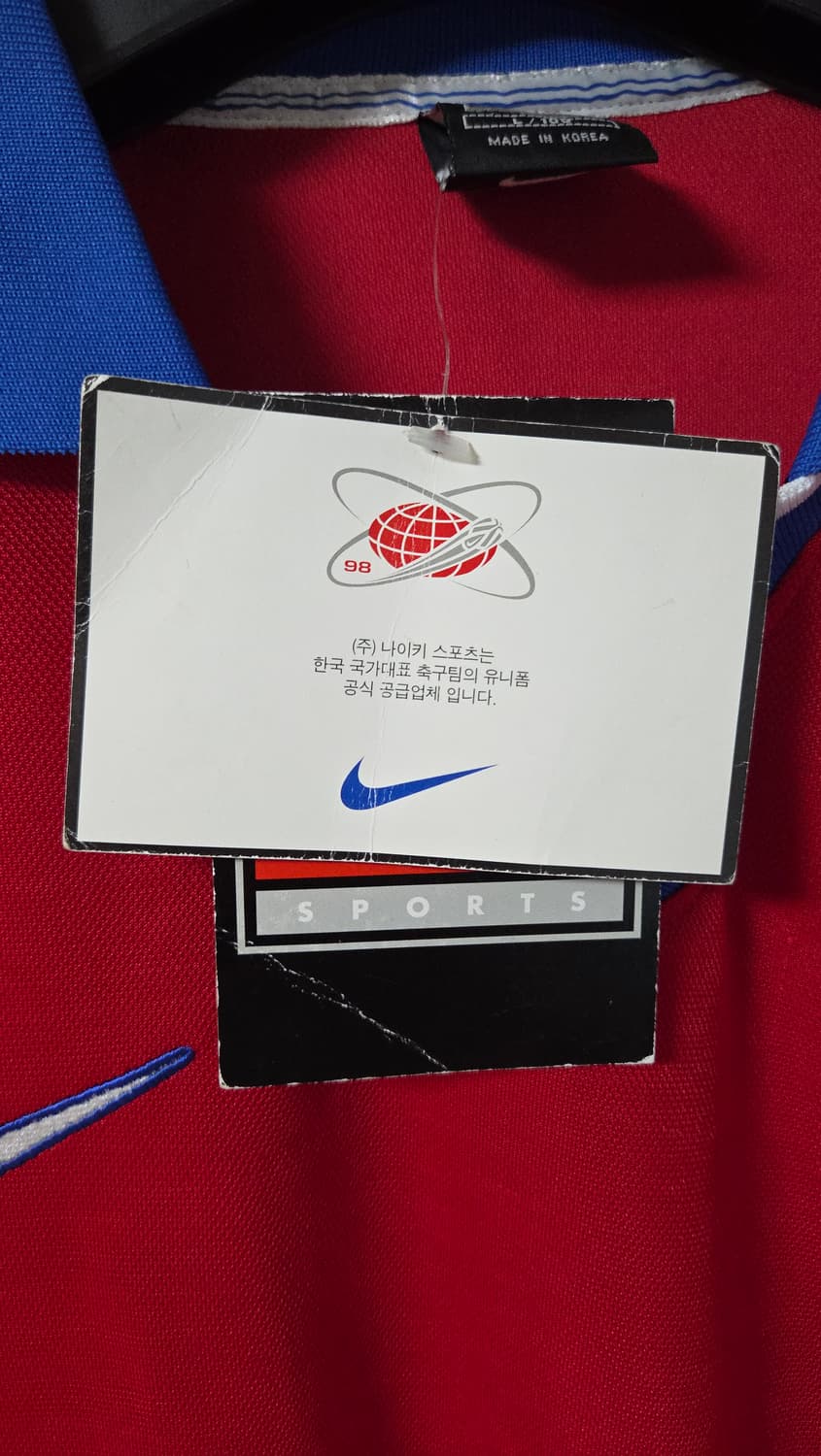 (착샷) 나이키 국가대표 유니폼 올드 져지 1998 레트로 상품이미지5