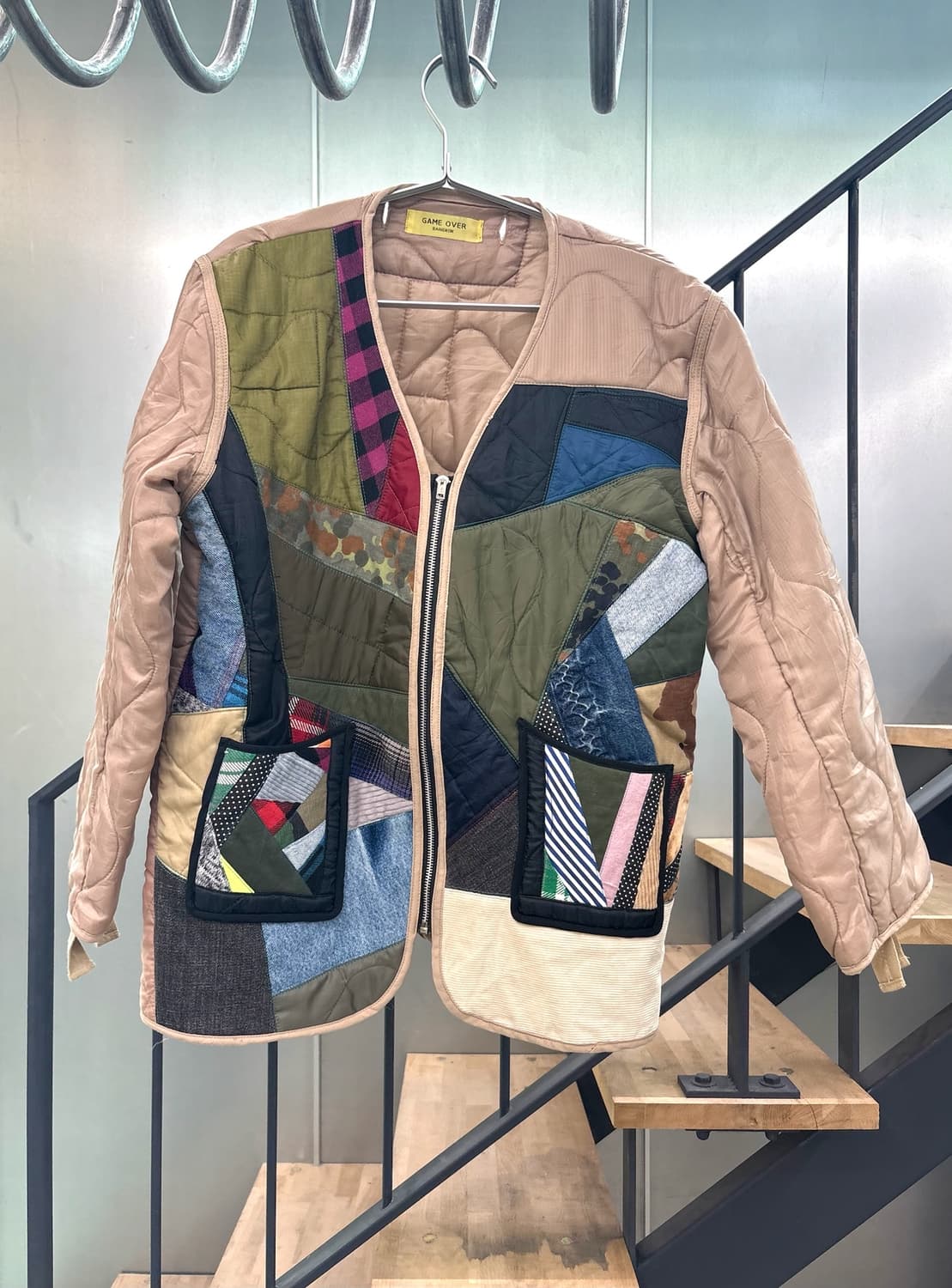 GAME OVER 방콕 브랜드 빈티지 커스텀 퀄팅자켓 깔깔이 상품이미지1