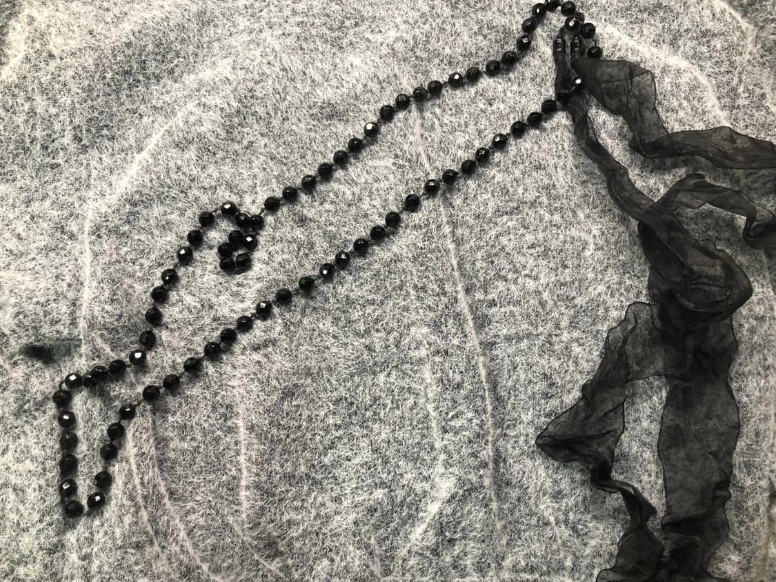 빈티지 목걸이 허리벨트 /오리엔탈 고스 블랙 펑크 십자가 상품이미지6