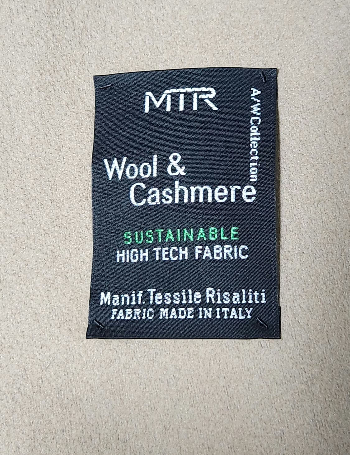 [원가85만/새제품] ZIOSONGZIO 오버사이즈 베이지 MTR코트 ( 상품이미지5