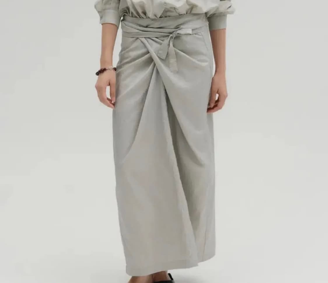 솔티페블 글로시 포켓 셔츠 / 스커트 셋업 상품이미지2