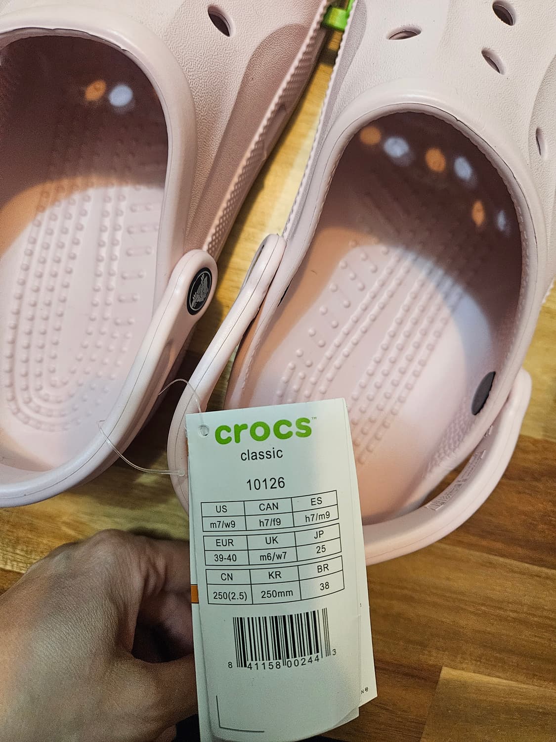 크록스 바야 클로그 슬리퍼 10126 베어리핑크 M7W9(260) 상품이미지4