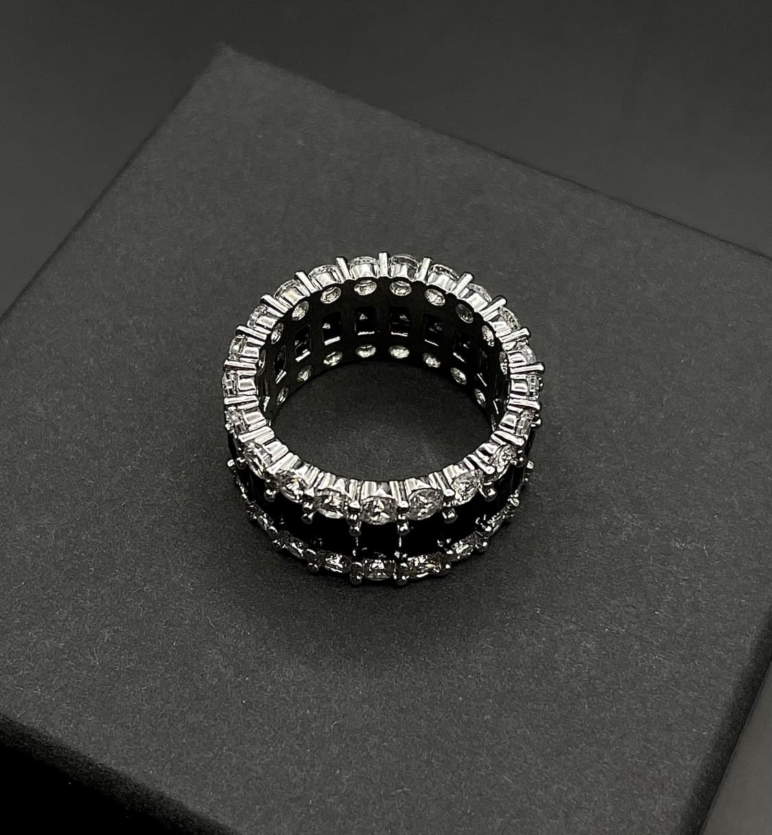 pcr053 Crown black cubic ring 상품이미지4
