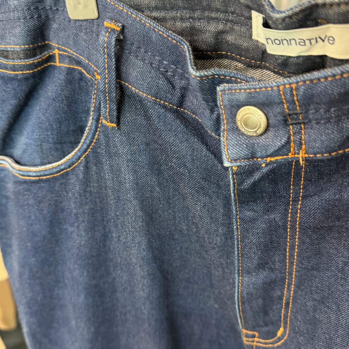 [36] 논네이티브 인디고 데님 청바지 상품이미지3