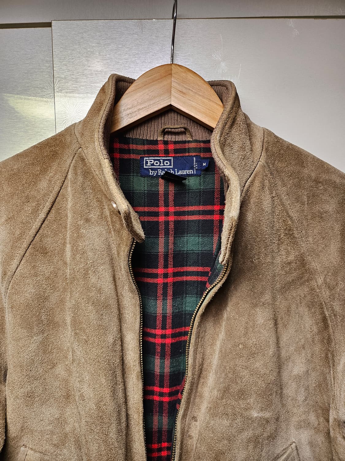 폴로 랄프로렌 90's 스웨이드 해링턴 자켓(M) 상품이미지4