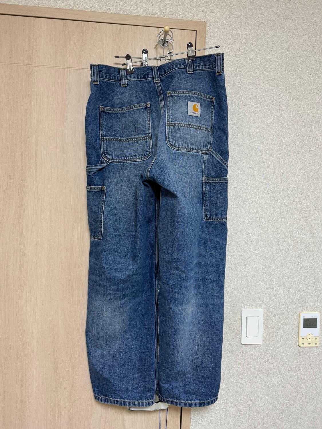 OG 싱글 니 팬츠 카마노 블루 다크 유즈드 워시 S 상품이미지4