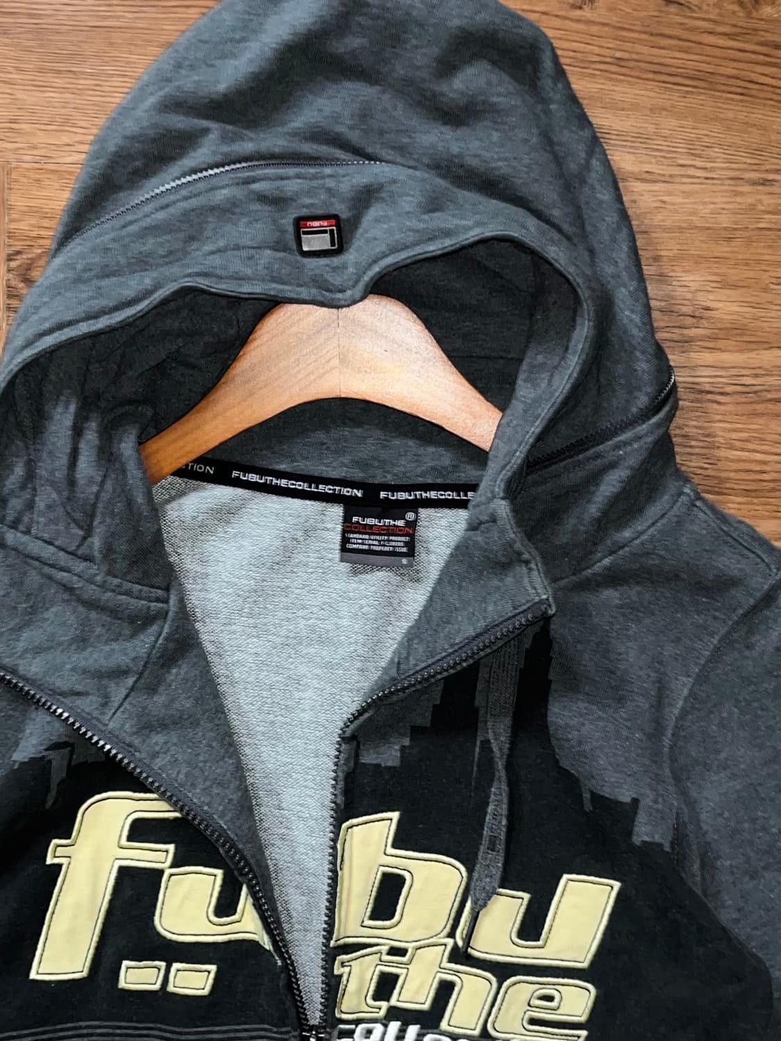 FUBU 로고 후드집업 상품이미지5