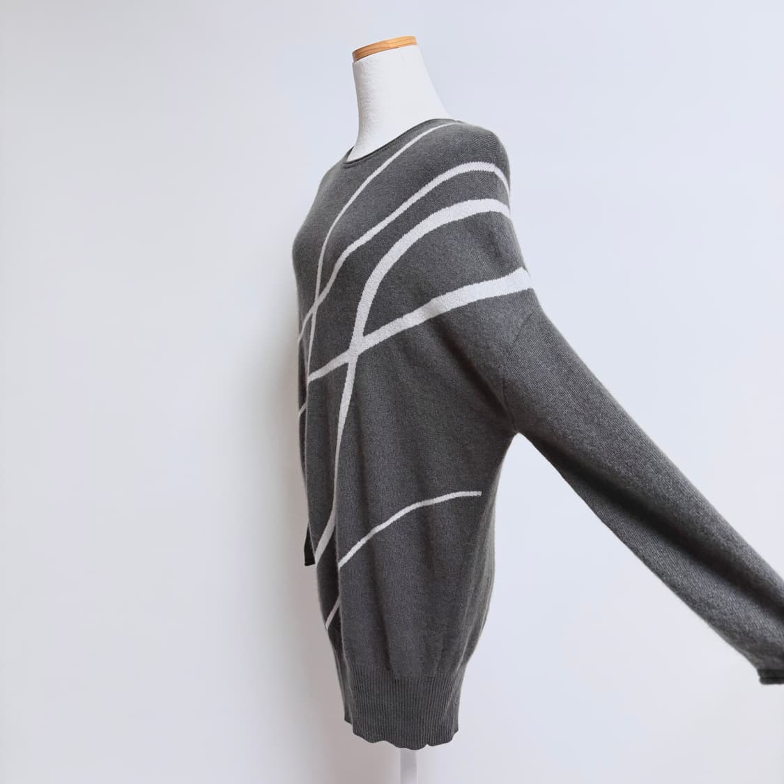 [캐시미어 100%] 가오리핏 롱 니트 상품이미지2