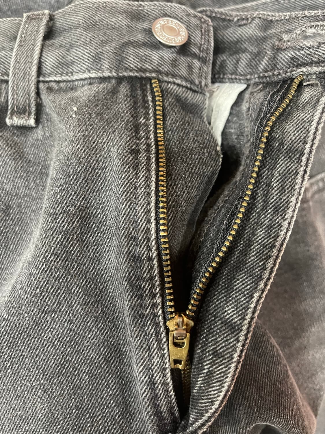 90s리바이스505  블랭크탭 블랙진 30-31 상품이미지6