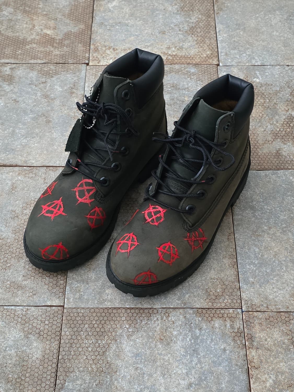 (225)팀버랜드 6인치 프리미엄 카키 워커 부츠 상품이미지1