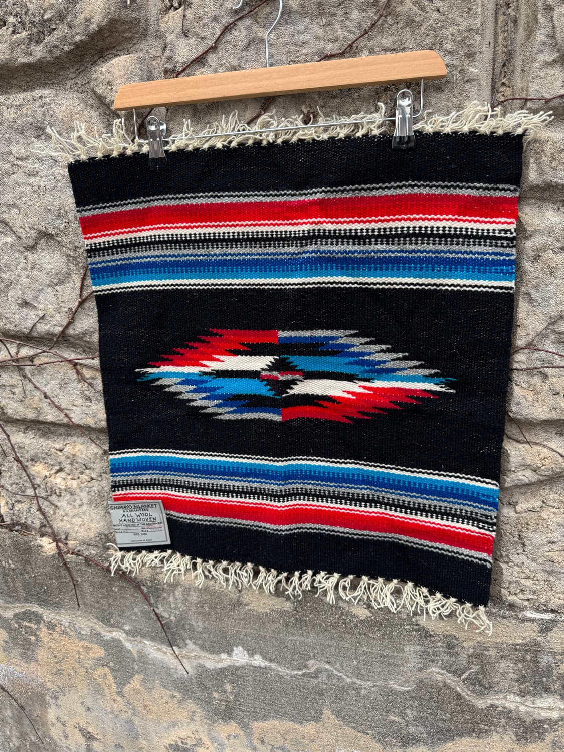 50s 간스크래프트 빈티지 핸드 우븐 울 치마요 러그 오르테가 상품이미지2