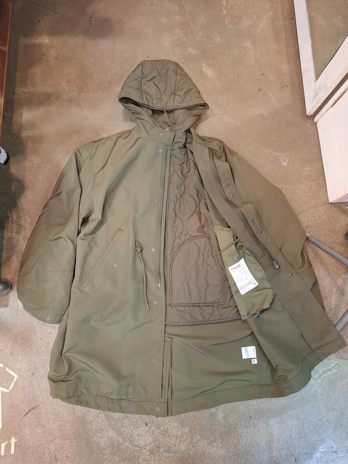 코드그라피 피쉬테일 롱파카 상품이미지3