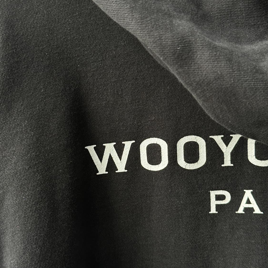 Wooyoungmi 우영미 백로고 후드티 블랙 52 상품이미지8