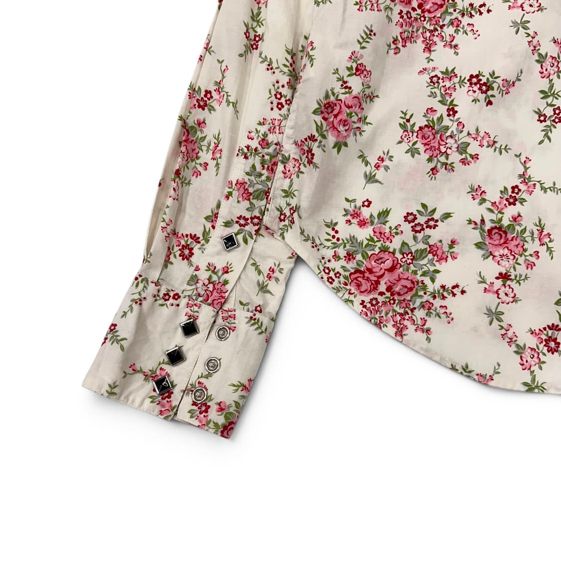 Polo, Ivory Rose Pattern Western Shirt 상품이미지6