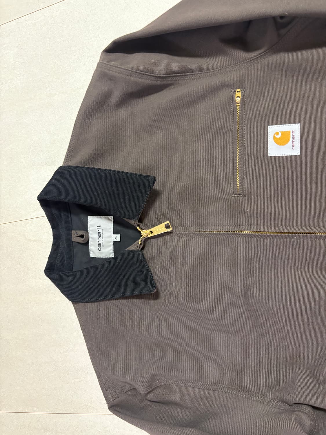 [XL] 칼하트 WIP 디트로이트 토바코 블랙 리지드 상품이미지2