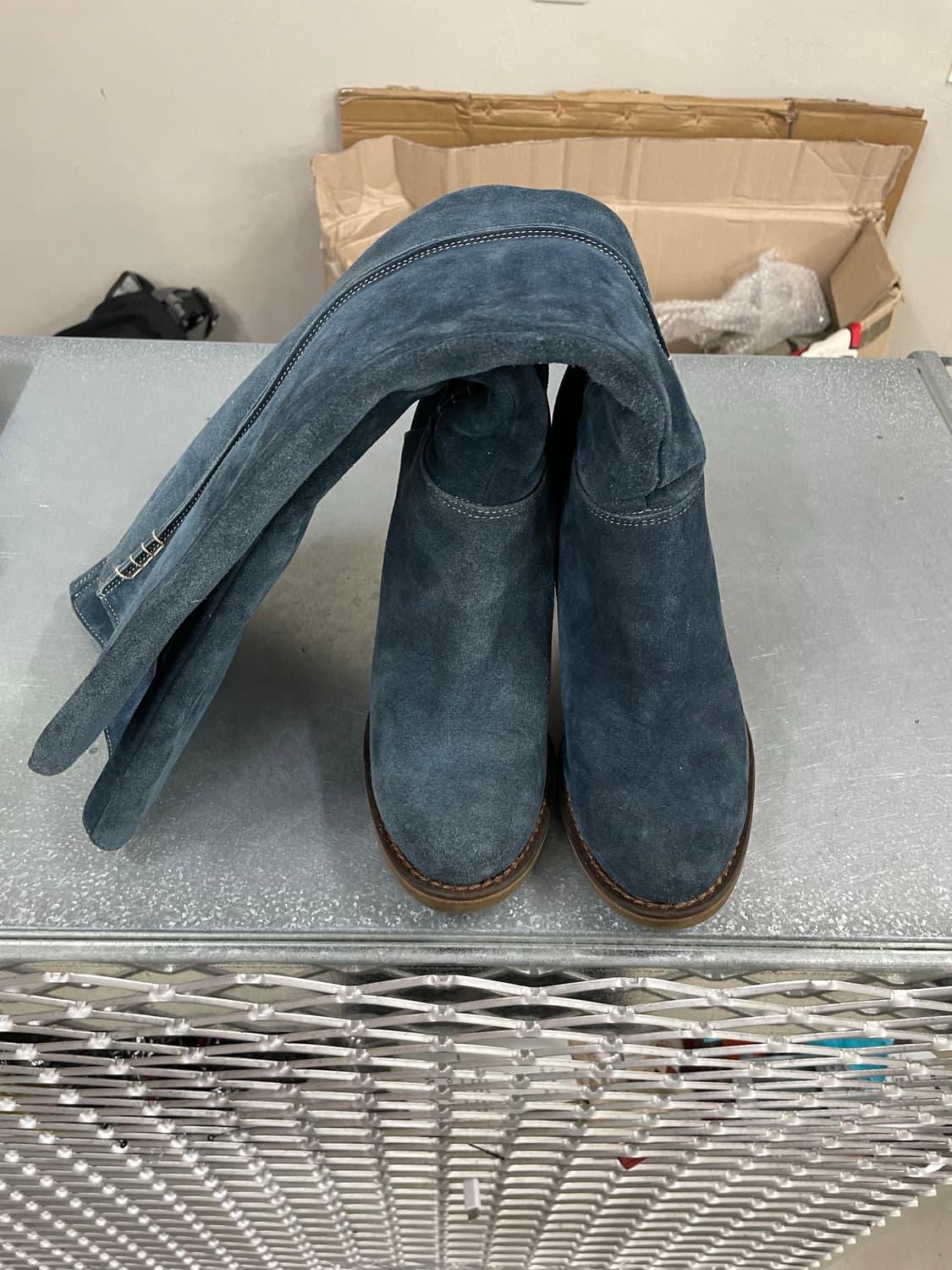 마나스 레아 포스카티 스웨이드 롱부츠 38 상품이미지5