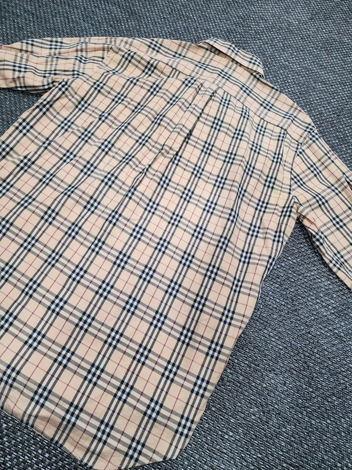 버버리 클래식 노바 체크 로고셔츠 L사이즈  상품이미지4