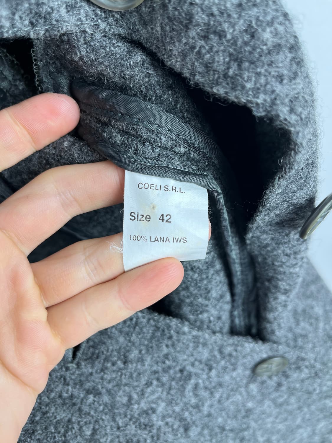 Vintage(Made in Italy) 울 혼방 셔츠 자켓  상품이미지5