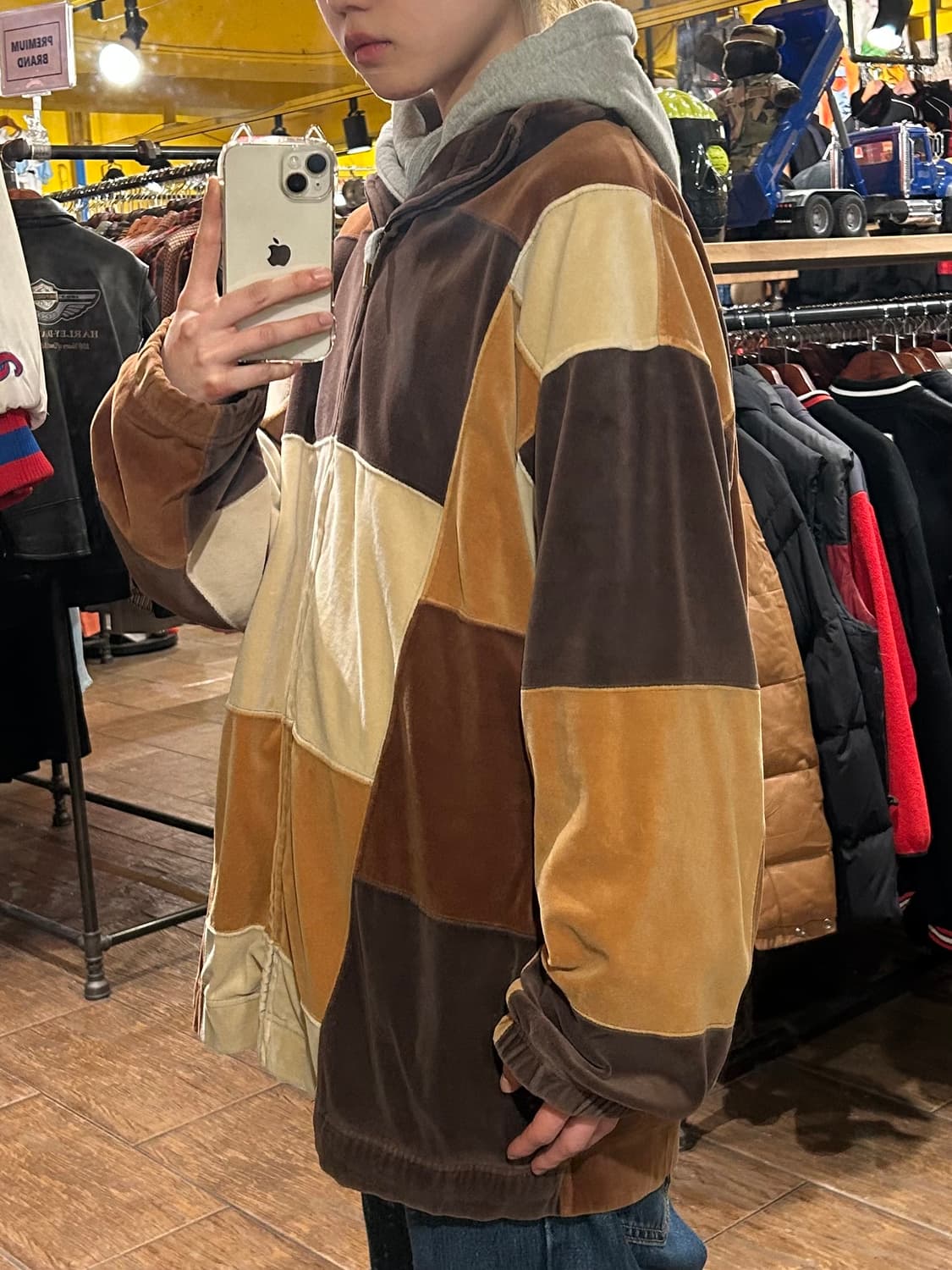 [HI] VTG 브라운 후드 집업 상품이미지4