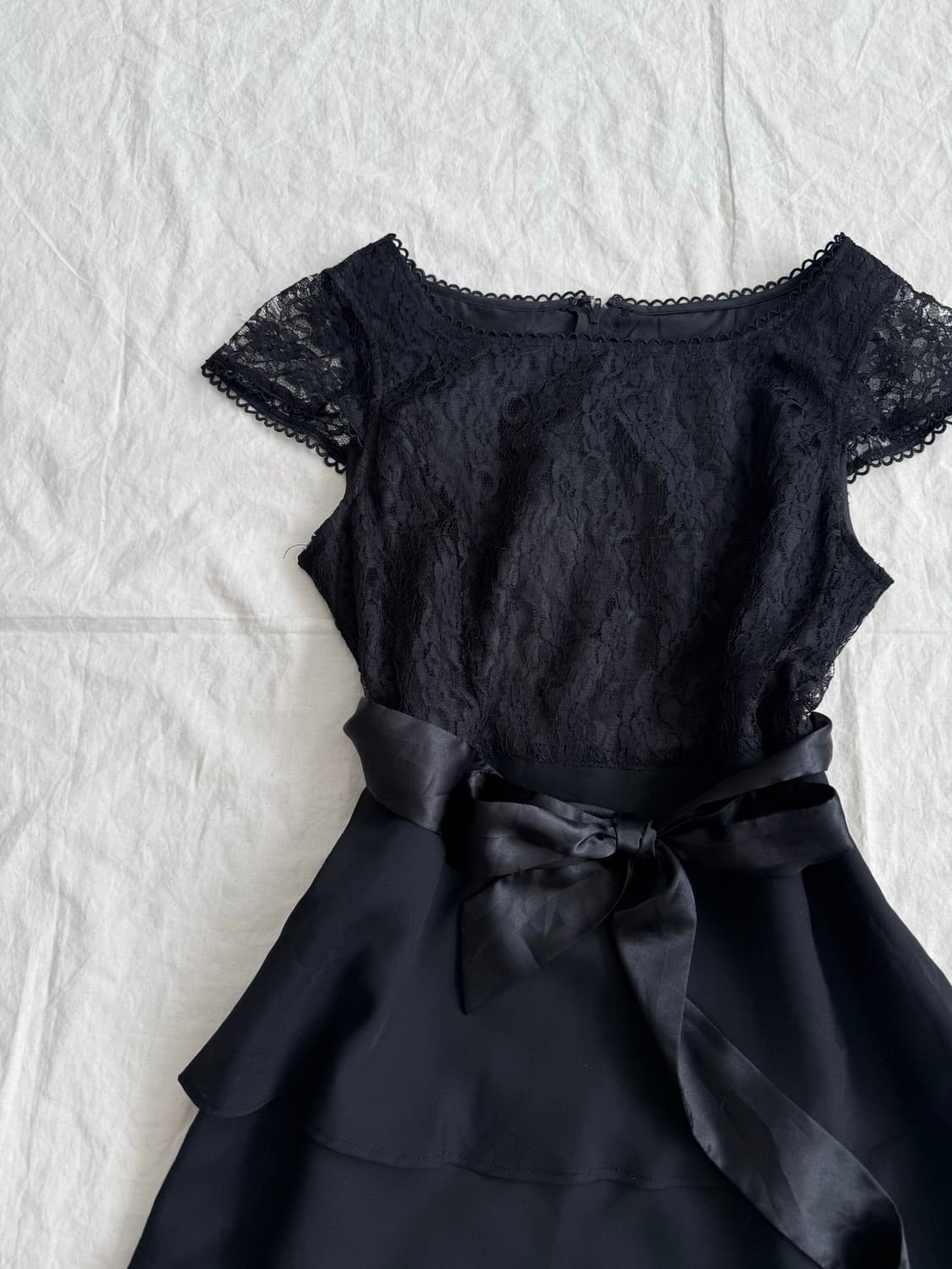 블랙 페어리 러블리 캉칸 미디 원피스 상품이미지2