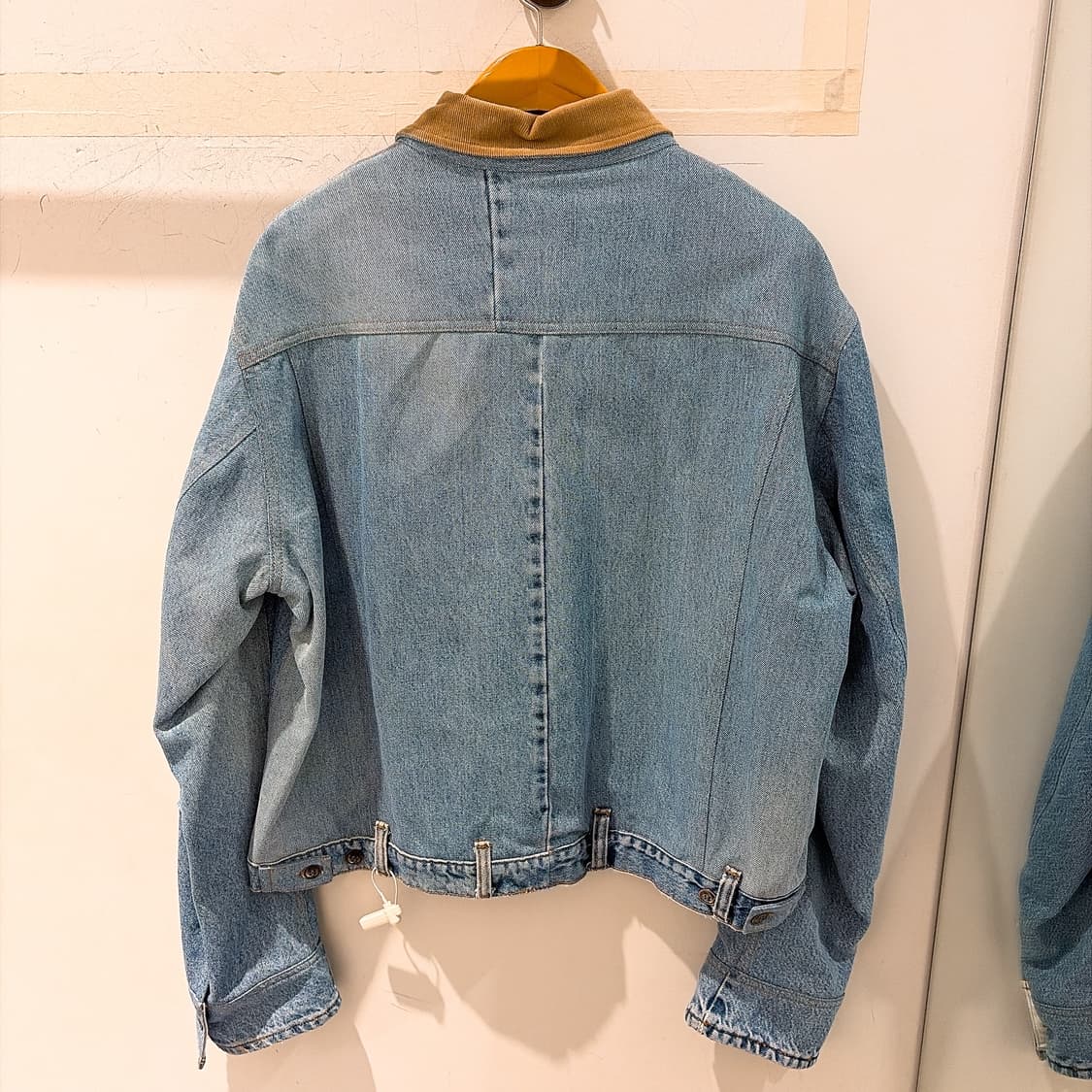 (정품/새상품) GREG LAUREN 그렉 로렌 남성 빈티지 데님 트럭커 상품이미지5