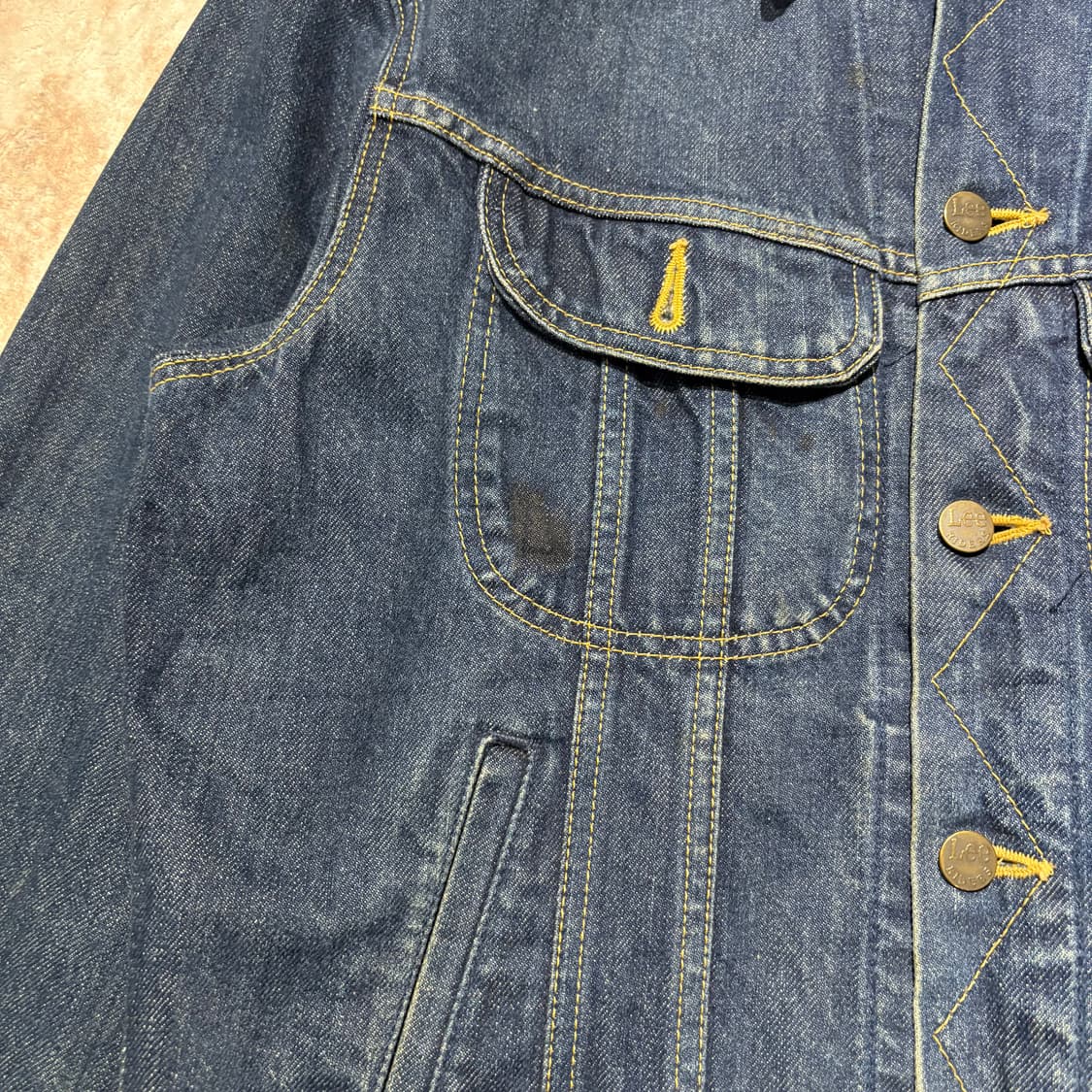 Lee 리 빈티지 데님 청 트러커자켓 상품이미지3