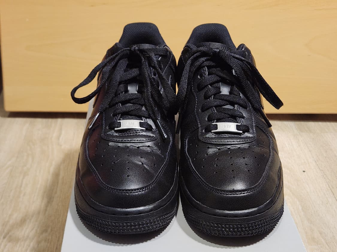 나이키 에어포스 블랙(올검포스) 265 상품이미지5