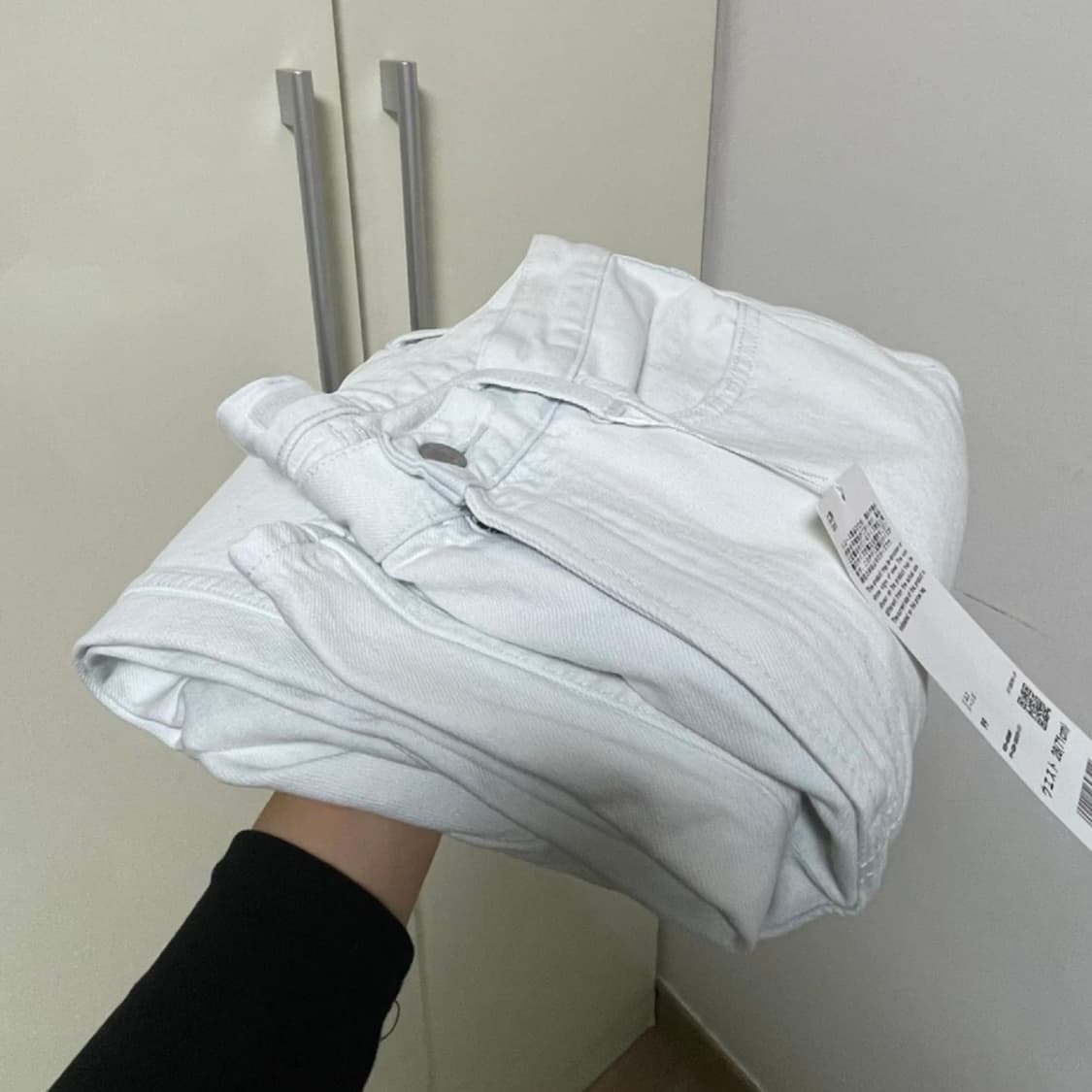 (28) 일본 유니클로 데님 청바지 와이드핏 상품이미지2