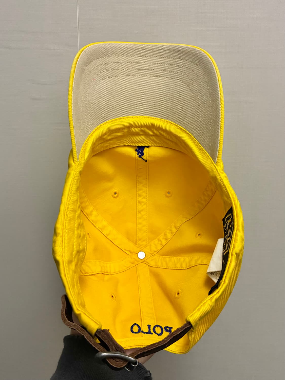 (F)폴로랄프로렌 베이스볼 모자 볼캡 옐로우 블루 상품이미지7