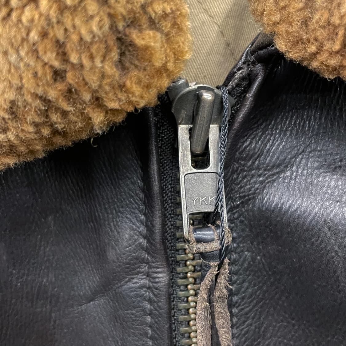 70s-80s Abram G-1 플라이트 리얼 레더 자켓 상품이미지6