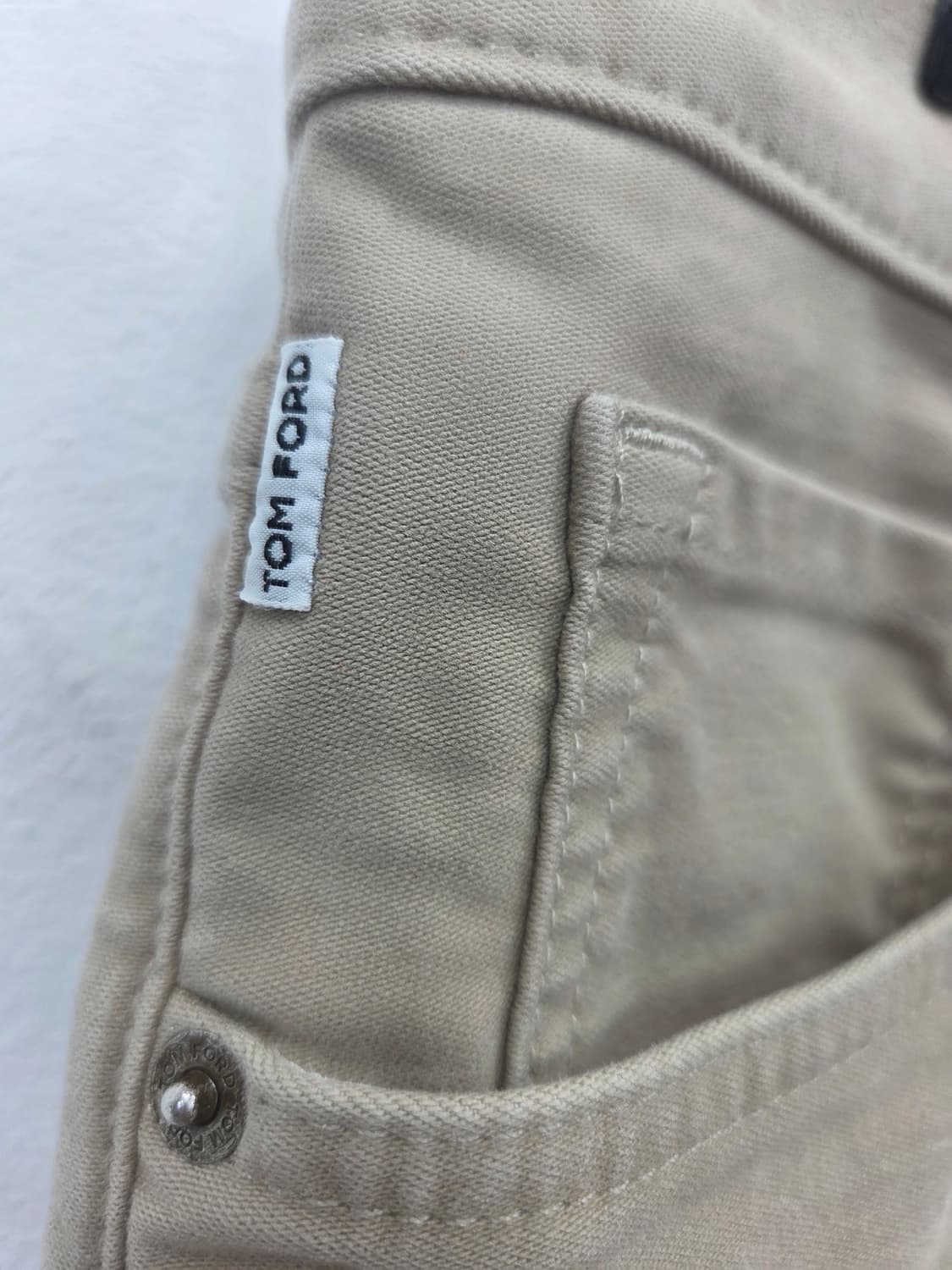 31 톰포드 코튼 베이지 면바지 슬랙스 상품이미지2