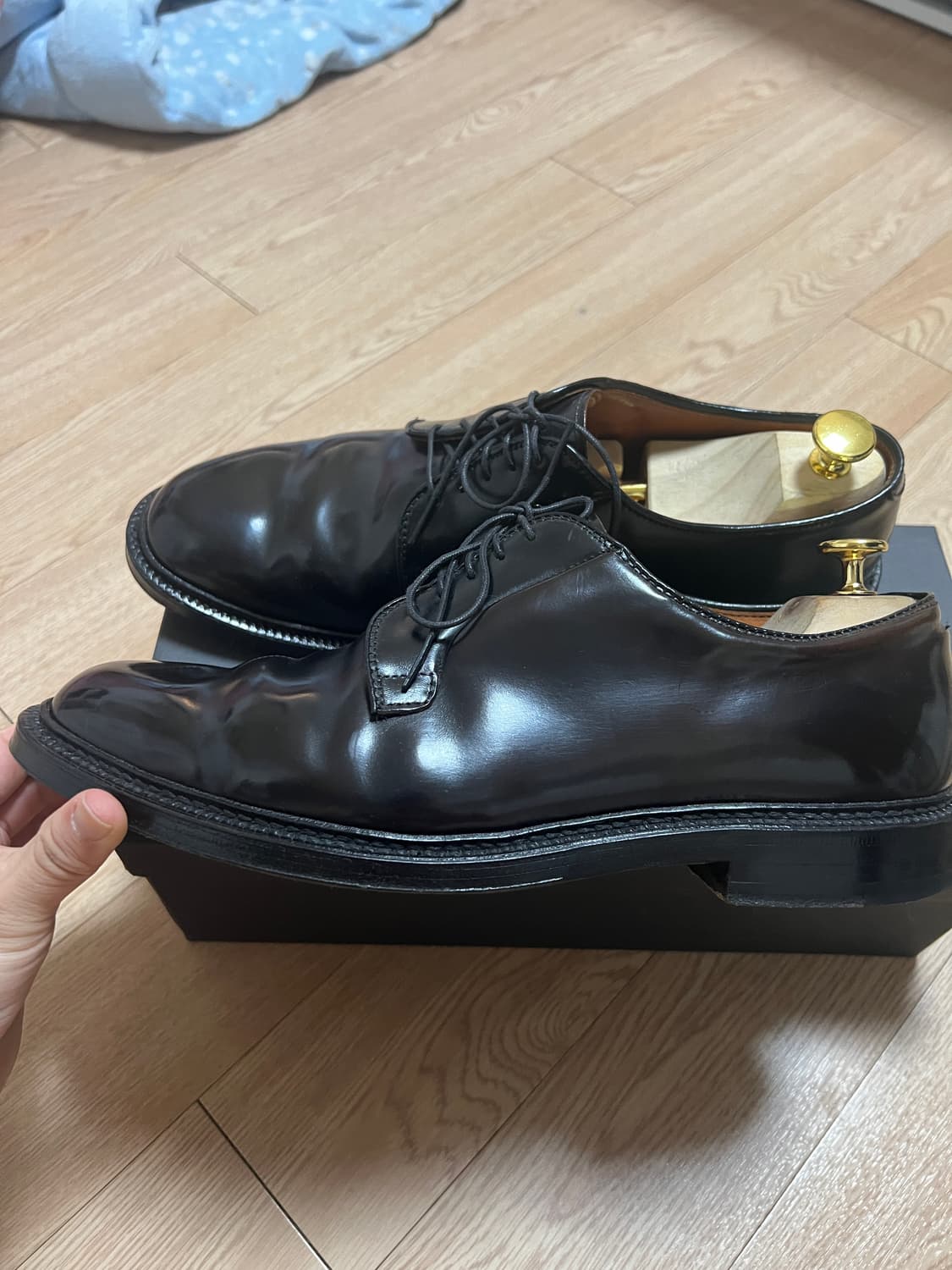 알든 9901 코도반 더비슈즈 9.5D 275사이즈 상품이미지3