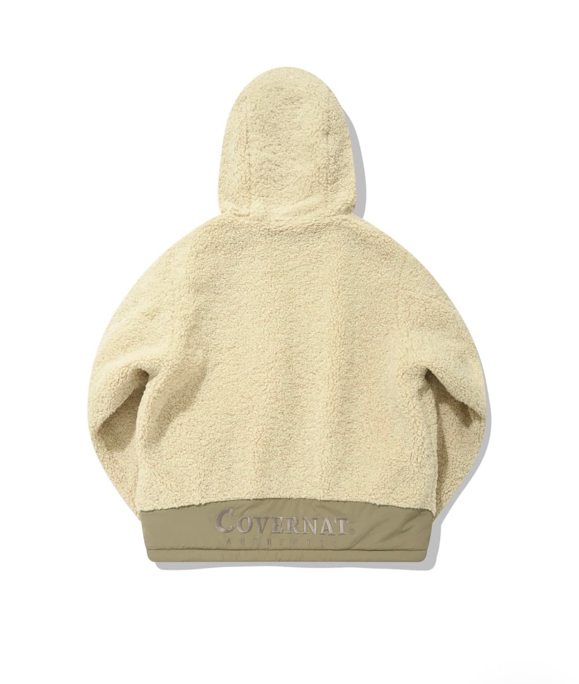 커버낫 예티 플리스 웜업 자켓 아이보리 상품이미지4