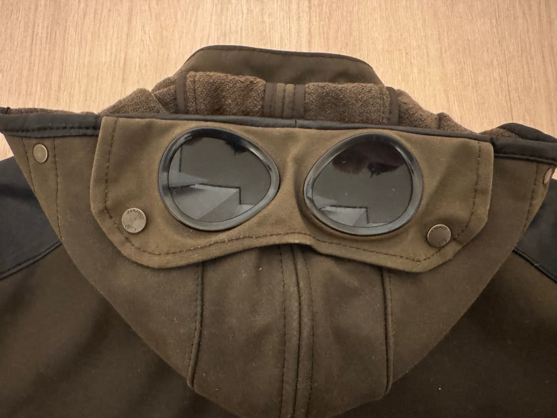 CP 컴퍼니 The British Millerain 캔버스 고글 왁스자켓 상품이미지3