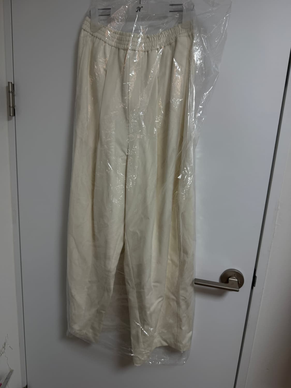네세서리 Wide Pleated Banding Pants (Cream) 상품이미지6