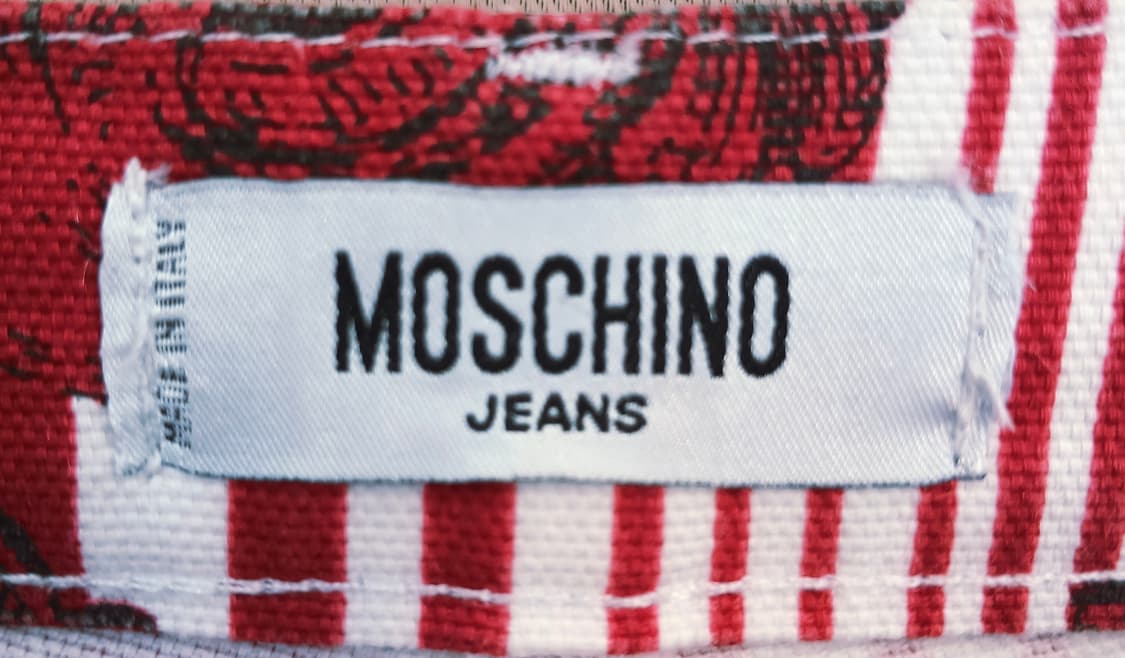 모스키노 진스 바로크 오너먼트 스트라이프 팬츠 Made in Italy 상품이미지3