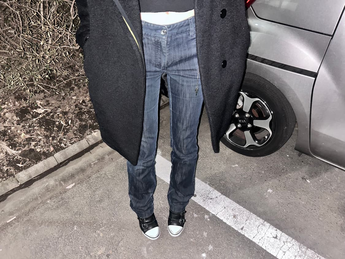 돌체앤가바나 포켓사이드 체인 디테일흑청 상품이미지9