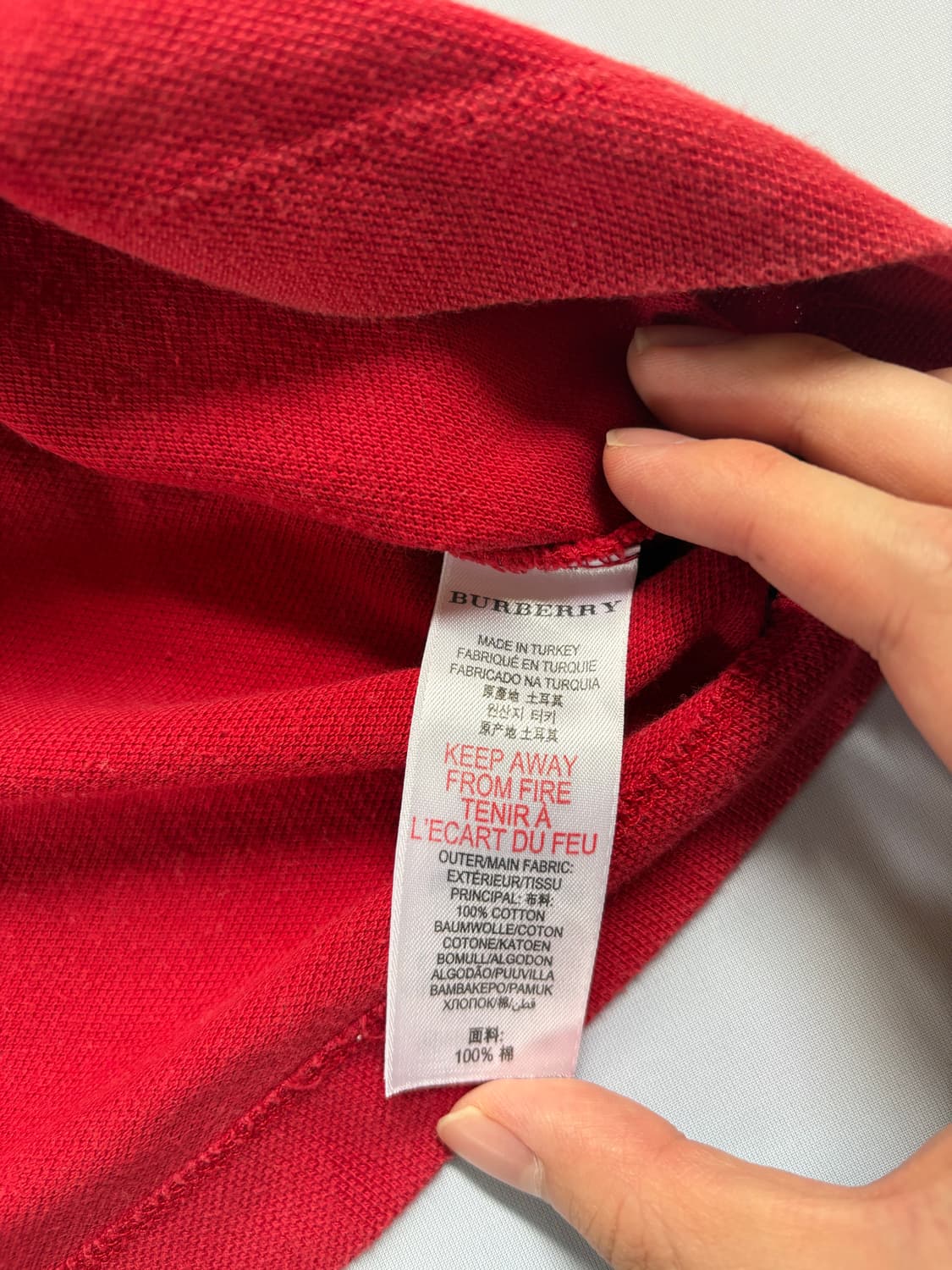 버버리 카라 티셔츠 상품이미지4