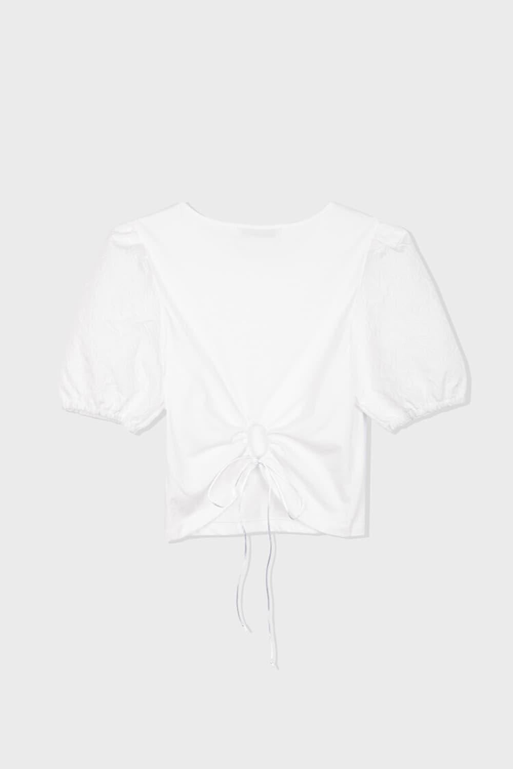디망쉬 퍼프 슬리브 탑 PUFF SLEEVE TOP (WHITE) 상품이미지3